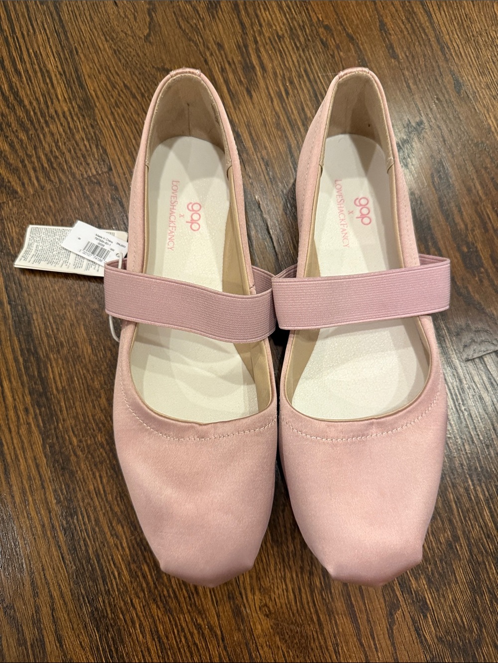 GAP x loveshack fancy Pink Mary Jane Ballet Flats NWT